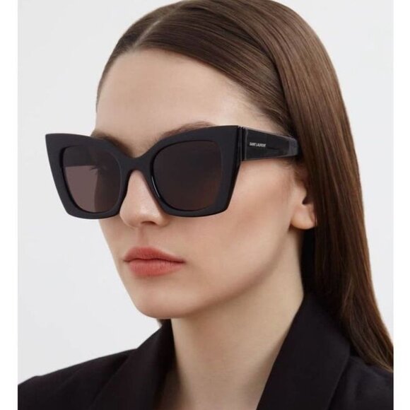 NWT SAINT LAURENT BLACK WOMEN SUNGLASSES